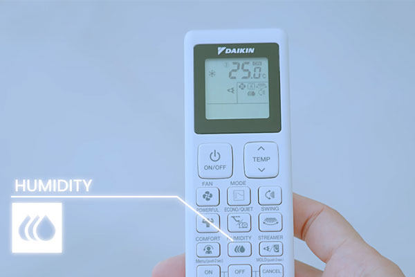 Hướng dẫn sử dụng tính năng kiểm soát độ ẩm Humi Comfort trên remote máy lạnh Daikin